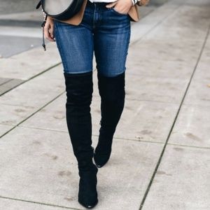 New Marc Fisher Larrine Over Knee Boots Sz 8